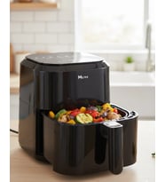 4 Litre Cam Hazneli 1360W Ayarlanabilir Isılı Airfryer