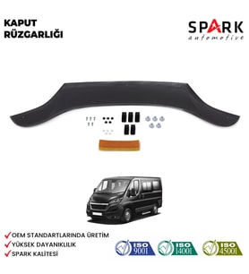 Peugeot Boxer 2014 Yılı Ve Sonrası Uyumlu Ön Kaput Rüzgarlık 4mm