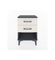 Arges Komodin 2 Çekmeceli 44x30x64 Antrasit-Aytaşı