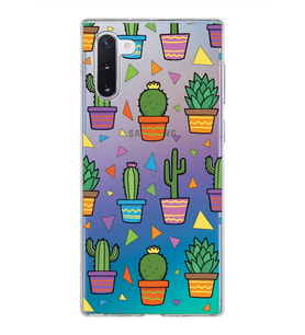 PrintiFy Samsung Galaxy Note 10 ile Uyumlu 1mm Slim Fit Water Color 4 Baskılı Şeffaf  Kılıf