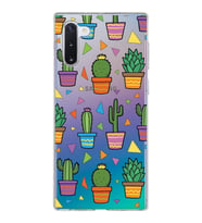 PrintiFy Samsung Galaxy Note 10 ile Uyumlu 1mm Slim Fit Water Color 4 Baskılı Şeffaf  Kılıf