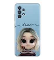 Samsung Esra Tasarımlı Şeffaf Telefon Kılıfı