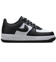 Nike Air Force 1 AF1 Leather Unisex Sneaker White Black Hakiki Deri Unisex Günlük Spor Ayakkabı Beyaz Siyah