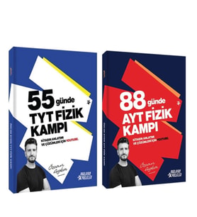 Özcan Aykın 55 Günde TYT ve 88 Günde AYT Fizik Kampı Seti 2 Kitap