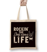 Mom Dogs Life Dog Owner Puppy Mother Animal Lover Pets Bez Çanta Uzun Saplı