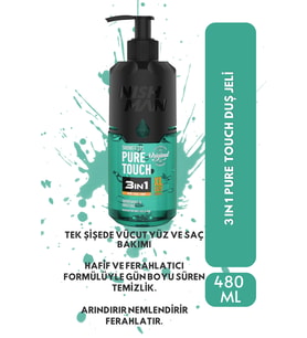 NISHMAN 3IN1 PURE TOUCH DUŞ JELİ (480 ML)