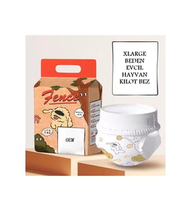 XLarge Beden Evcil Hayvan Kilot Bez - Ultra Emici - Hızlı Kuruyan