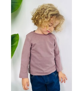 Breeze Erkek Çocuk Uzun Kollu Tişört Basic 1-4 Yaş, Vizon