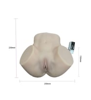 Censan 23CM Titreşimli Süper Realistik Kalça Mastürbatör