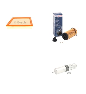 Bosch Filtre Bakım Seti Mini Cooper F57 1.5 D 116 Beygir 2016+ Dizel Hava + Yağ f. + Yakıt Filtre Mahle