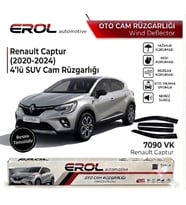 Renault Captur (2020-2024) 4'lü Mugen Cam Rüzgarlığı