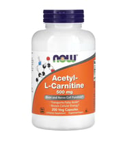Acetyl-L-Carnitine, 500 mg, 200 Veg Capsules
