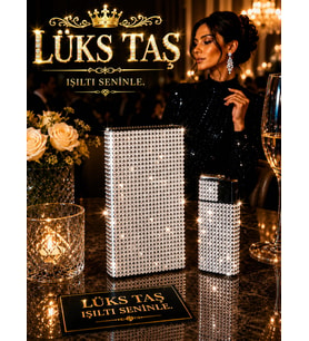 Taşlı sigra kutusu ve çakmak [slendr ve toch blue ]