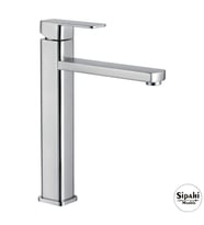 Sipahi Marble Krom Dikdörtgen Çanak Lavabo Bataryası