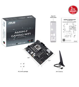 ASUS A620M-F GAMING WIFI6 DDR5 HDMI DP PCIE 4.0 AM5 mATX