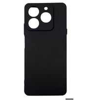 General Mobile Era 50 Uyumlu Mat Yumuşak Kılıf Kadife Hissiyat Siyah