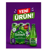 SIRMA KÖRÜK ÜZÜM MEYVE CAM 200 ML (24 Adet)