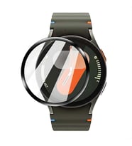 Samsung Galaxy Watch 7 44mm Uyumlu Ekran Koruyucu Polymer Temperli Nano 0.5 mm Watch Ekran Koruyucu (Renksiz)
