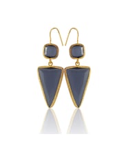 Kadir Jewellery 22 Ayar Altın Kaplama Kadın Sallantılı Küpe -El İşçiliği Ve Hipoalerjenik Küpe
