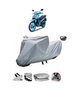 Yuki Solid 125  Su Geçirmez Motosiklet Brandası ARKA ÇANTA UYUMLU