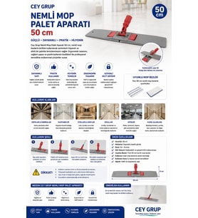 Cey Grup Nemli Mop Palet Aparatı 50 cm