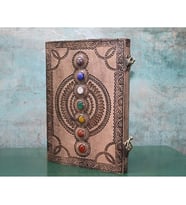 Taşlı Deri Defter