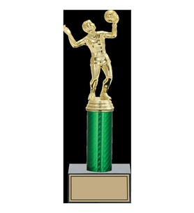 ODAK KUPA - Figürlü Kupalar - Voleybol Kadın Figürlü Kupalar FG-006 B - 28 cm