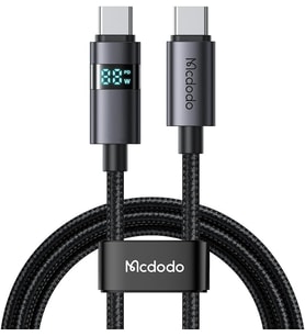 Mcdodo Ca-5610 To 100W Kablo Yatay Led Ekranli Siyah
