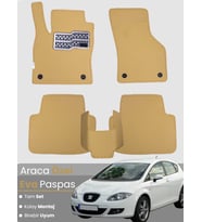 SEAT LEON 1P (2006-2012) Uyumlu EVA Paspas Tam Set–Oto Paspas,Araca Özel,Kolay Montaj
