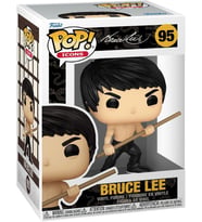 Funko Pop! Icons: Bruce Lee - (Dynamic) - Koleksiyon Vinil Figürü - Hediye Fikri - Resmi Ürünler - F (Krem)