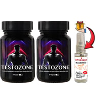 Testozone 2 Kutu Erkeklere Özel L-Argininli Lepidyumlu 21LI Formül + Afrodizayn Yağı 30 ml