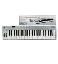 Nemesis 49MIDI 49 Tuşlu MIDI Klavye Kontrolcü  Dokunma Hassasiyetli Tuşlar DAW Yazılımları ile Tam Uyum Tak-Çalıştır USB Bağlantısı