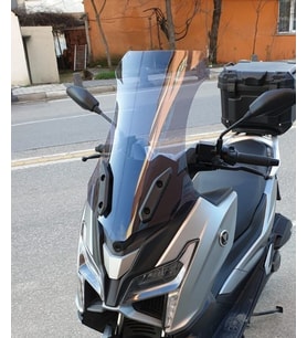 MOTOCAM Voge SR1 Ön Cam 2023-2026 Model 72cm Füme Renkli 4mm UZUN