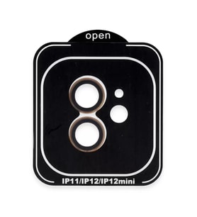 iPhone 11 PVD Metal Kamera Lens - Turuncu