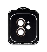 iPhone 11 PVD Metal Kamera Lens - Turuncu
