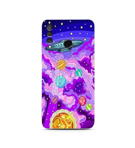 Huawei P30 Lite Uyumlu Baskılı Yumuşak Silikon Şeffaf Telefon Kılıfı