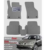 HONDA CİVİC-FK/FN HATCHBACK 5 KAPI (2006-2012) Uyumlu EVA Paspas Tam Set–Araca Özel