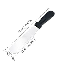 Paslanmaz Çelik L Tipi Pastacı Spatulası - Krema Düzeltme Ve Pasta Şekillendirme Bıçağı