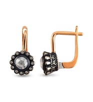 0.21 Ct Elmas Küpe EK20 (Çok Renkli)