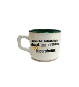 Bekarlık Sultanlıktır Ama Baskılı Yeşil Venüs Kupa