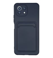 Durukar® Mi 11 Kılıf Kelvin Kartvizitli Silikon - Lacivert