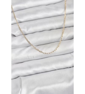 CM 14K Gold Renk Ataç Zincir Model 60 cm Kadın Kolye - TJ-BKO10934