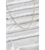 CM 14K Gold Renk Ataç Zincir Model 60 cm Kadın Kolye - TJ-BKO10934