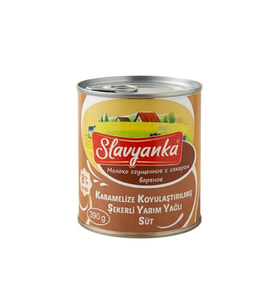 Slavyanka Karamelize Koyulaştırılmış Şekerli Yarım Yağlı Süt 390g