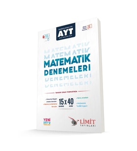 Limit Yayınları 2024 - 2025 Müfredat Ayt Matematik Denemeleri (Çok Renkli)