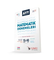 Limit Yayınları 2024 - 2025 Müfredat Ayt Matematik Denemeleri (Çok Renkli)