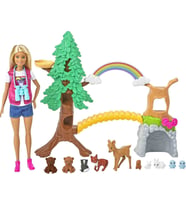 Barbie Tropikal Yaşam Rehberi Bebek Ve Oyun Seti, Barbie Bebek Ve 10 Hayvan Figürü İle Gtn60 (Çok Renkli)