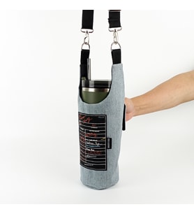Woodycord El Yapımı Forever Young Kot Matara Termos Kılıfı Kulplu Model Quencher Pipetli 1,18 (Çok Renkli)