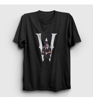 Presmono Unisex Siyah W Wednesday Addams Family Addams Ailesi T-Shirt 366513tt