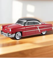 Ultratekno 1952 Lincoln Capri Model Retro Araba Bluetooth Hoparlör Fm Radyo USB Tf Aux Destekli Speaker (Kırmızı)